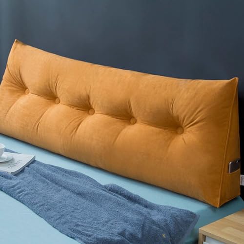 YSZBD Lesekissen Für Bett Und Sofa Keilkissen Sofa Lendenwirbelkissen Bettkissen Rückenkissen Sitzkissen Bett Stuhl Kissen Kopfteil Bett Sitzkissen Removable Cover,#20-100x50x20 von YSZBD