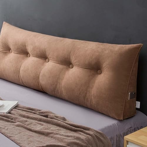 YSZBD Lesekissen Für Bett Und Sofa Keilkissen Sofa Lendenwirbelkissen Bettkissen Rückenkissen Sitzkissen Bett Stuhl Kissen Kopfteil Bett Sitzkissen Removable Cover,#21-80x50x20cm von YSZBD