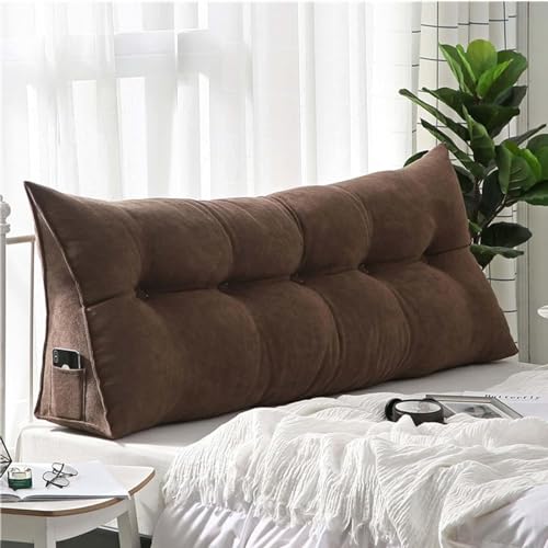 YSZBD Rückenkissen Keilkissen für Bett und Sofa, Lendenkissen, Bett-Rückenstütze Keilform Rückenstützkissen Stützkissen Sitzkissen für Bett Sofa Kopfteil Lesekissen,A-80x50x20cm YSZBD Rückenkissen Keilkissen für Bett und Sofa, Lendenkissen, Bett-Rückenstütze Keilform Rückenstützkissen Stützkissen Sitzkissen für Bett Sofa Kopfteil Lesekissen,A-80x50x20cm von YSZBD