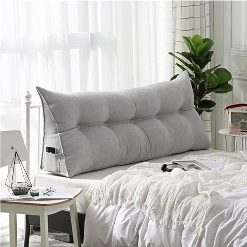 YSZBD Rückenkissen Keilkissen für Bett und Sofa, Lendenkissen, Bett-Rückenstütze Keilform Rückenstützkissen Stützkissen Sitzkissen für Bett Sofa Kopfteil Lesekissen,H-80x50x20cm YSZBD Rückenkissen Keilkissen für Bett und Sofa, Lendenkissen, Bett-Rückenstütze Keilform Rückenstützkissen Stützkissen Sitzkissen für Bett Sofa Kopfteil Lesekissen,H-80x50x20cm von YSZBD