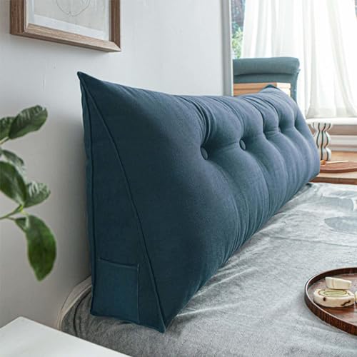 YSZBD Rückenstützkissen Rückenkissen Bett Lesekissen Für Bett Und Sofa Rückenkissen Keilkissen Sofa Bettkissen Rückenlehne Lesekissen Removable Cover,#3darkblue-80x50x20cm YSZBD Rückenstützkissen Rückenkissen Bett Lesekissen Für Bett Und Sofa Rückenkissen Keilkissen Sofa Bettkissen Rückenlehne Lesekissen Removable Cover,#3darkblue-80x50x20cm von YSZBD