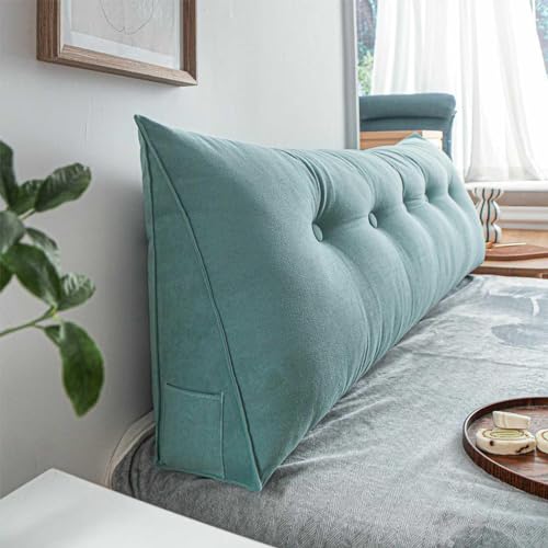 YSZBD Rückenstützkissen Rückenkissen Bett Lesekissen Für Bett Und Sofa Rückenkissen Keilkissen Sofa Bettkissen Rückenlehne Lesekissen Removable Cover,#3lakeblue-150x50x20cm YSZBD Rückenstützkissen Rückenkissen Bett Lesekissen Für Bett Und Sofa Rückenkissen Keilkissen Sofa Bettkissen Rückenlehne Lesekissen Removable Cover,#3lakeblue-150x50x20cm von YSZBD