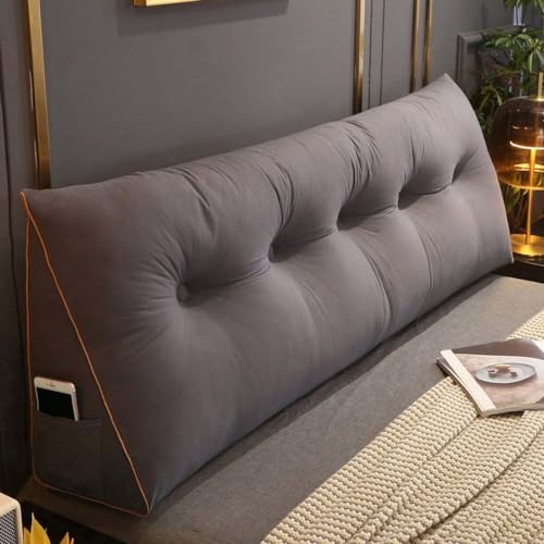 YSZBD Rückenstützkissen Rückenkissen Bett Lesekissen Für Bett Und Sofa Rückenkissen Keilkissen Sofa Bettkissen Rückenlehne Lesekissen Removable Cover,#4grey-60x50x20cm YSZBD Rückenstützkissen Rückenkissen Bett Lesekissen Für Bett Und Sofa Rückenkissen Keilkissen Sofa Bettkissen Rückenlehne Lesekissen Removable Cover,#4grey-60x50x20cm von YSZBD