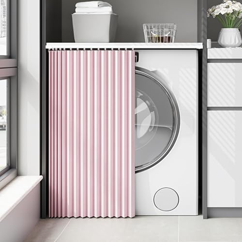 YSZBD Schrank Vorhang Selbstklebend Schrankvorhang Zum Schieben KüChe Regal Vorhang Mit Schiene KüChenschrank Vorhang Zum Schieben(s3,W150cm|H120cm) von YSZBD