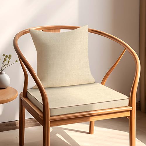 YSZBD Sitzauflagen GartenmöBel Stuhlkissen Waschbarer Abziehbarer Bezug Mit Reissverschluss Seat Cushion Memory Foam Stuhlpolster(01,45x45x5cm) von YSZBD