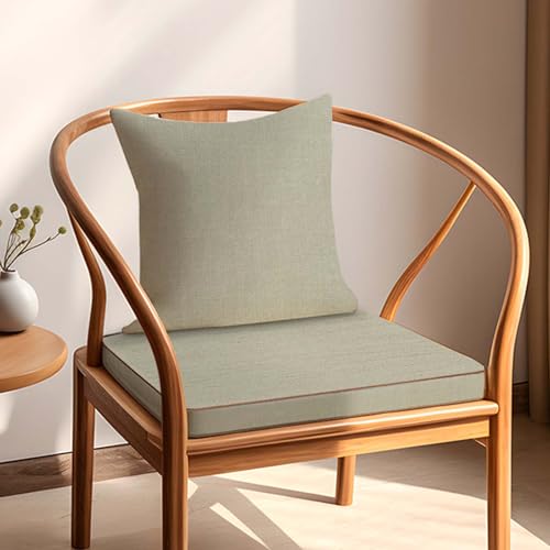 YSZBD Sitzauflagen GartenmöBel Stuhlkissen Waschbarer Abziehbarer Bezug Mit Reissverschluss Seat Cushion Memory Foam Stuhlpolster(05,40x40x3cm) von YSZBD