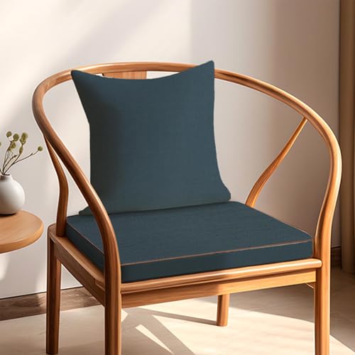 YSZBD Sitzauflagen GartenmöBel Stuhlkissen Waschbarer Abziehbarer Bezug Mit Reissverschluss Seat Cushion Memory Foam Stuhlpolster(06,50x45x3cm) von YSZBD