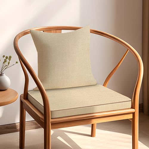 YSZBD Sitzauflagen GartenmöBel Stuhlkissen Waschbarer Abziehbarer Bezug Mit Reissverschluss Seat Cushion Memory Foam Stuhlpolster(07,50x45x5cm) von YSZBD
