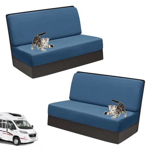 YSZBD SitzbezüGe Wohnmobil Dinette Sitzbezug Wohnmobil Sitzbank SitzbezüGe Essecke Wohnwagen Wohnwagen Polsterbezug Sitzkissenbezug Stretch(#Royal Blue) von YSZBD