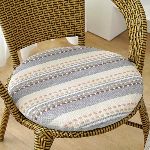 YSZBD Sitzkissen Schaumstoff Bunt Stuhlkissen Waschbar Mit Reissverschluss 30/35/40/45/50 cm Stuhlpolster Seat Cushion Dining Chair(q,35cm) von YSZBD