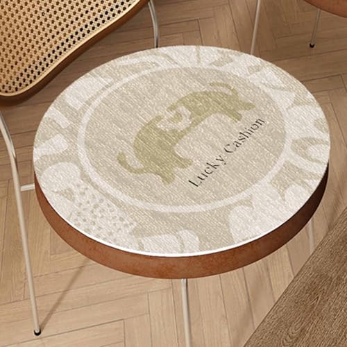 YSZBD Sitzkissen Stuhl Rund rutschfest Sitzkissen 40 cm DüNn Seat Cushion Office Chair Stuhlpolster(2,50x50cm) von YSZBD