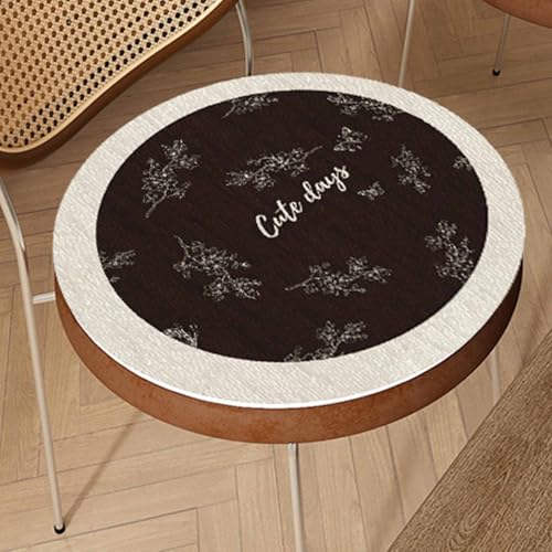 YSZBD Sitzkissen Stuhl Rund rutschfest Sitzkissen 40 cm DüNn Seat Cushion Office Chair Stuhlpolster(6,45x45cm) von YSZBD