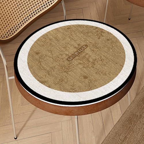 YSZBD Sitzkissen Stuhl Rund rutschfest Sitzkissen 40 cm DüNn Seat Cushion Office Chair Stuhlpolster(7,45x45cm) von YSZBD
