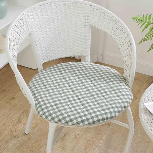 YSZBD Sitzkissen Stuhl Rund rutschfest Waschbar Mit Reissverschluss Stuhlkissen Rund 40/45/50cm Sitzpolster Stuhl Seat Cushion Foam(a5,30cm) von YSZBD