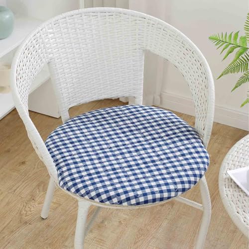 YSZBD Sitzkissen Stuhl Rund rutschfest Waschbar Mit Reissverschluss Stuhlkissen Rund 40/45/50cm Sitzpolster Stuhl Seat Cushion Foam(a6,50cm) von YSZBD