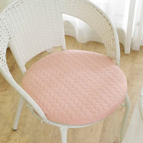 YSZBD Sitzkissen Stuhl Rund rutschfest Waschbar Mit Reissverschluss Stuhlkissen Rund 40/45/50cm Sitzpolster Stuhl Seat Cushion Foam(b5,30cm) von YSZBD