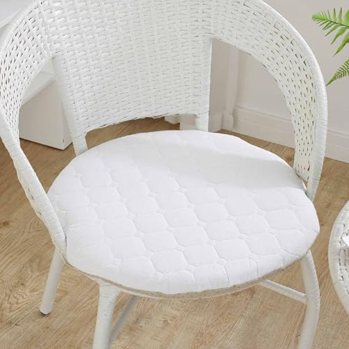 YSZBD Sitzkissen Stuhl Rund rutschfest Waschbar Mit Reissverschluss Stuhlkissen Rund 40/45/50cm Sitzpolster Stuhl Seat Cushion Foam(c1,40cm) von YSZBD