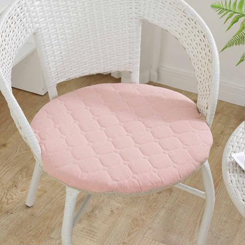 YSZBD Sitzkissen Stuhl Rund rutschfest Waschbar Mit Reissverschluss Stuhlkissen Rund 40/45/50cm Sitzpolster Stuhl Seat Cushion Foam(c5,30cm) von YSZBD