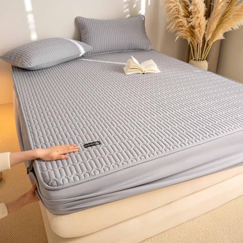 YSZBD Spannbettlaken 180x200cm Wasserdicht Spannbettlaken FüR Boxspringbetten Matratzenbezug Fitted Sheet Fitted Sheets Bed Sheets(z4,180x200cm) von YSZBD