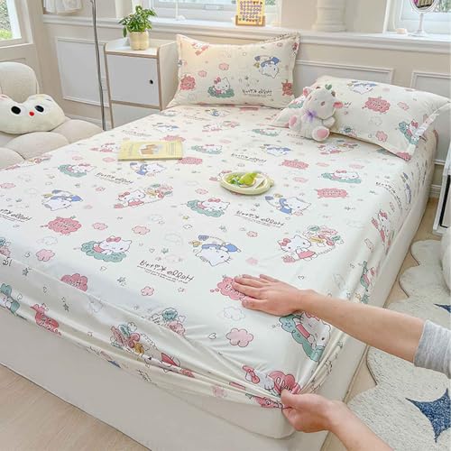 YSZBD Spannbetttuch Bettlaken Baumwolle Spannbettlaken 90x200cm SpannbetttüCher Fitted Sheet Cotton GrößE Und Farbe WäHlbar(#17,180x200cm) von YSZBD