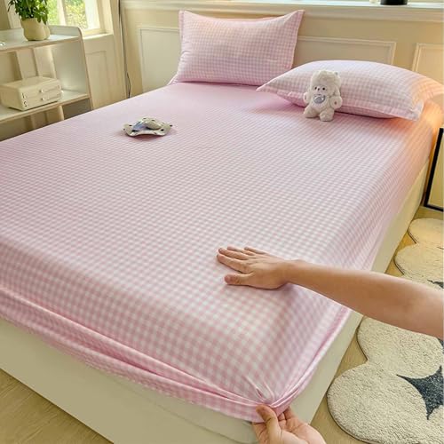 YSZBD Spannbetttuch Bettlaken Baumwolle Spannbettlaken 90x200cm SpannbetttüCher Fitted Sheet Cotton GrößE Und Farbe WäHlbar(#18,180x200cm) von YSZBD