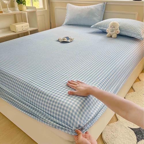 YSZBD Spannbetttuch Bettlaken Baumwolle Spannbettlaken 90x200cm SpannbetttüCher Fitted Sheet Cotton GrößE Und Farbe WäHlbar(#19,180x200cm) von YSZBD