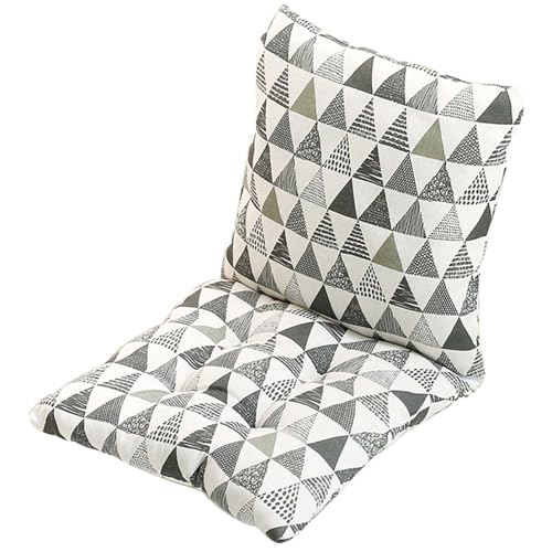 YSZBD Stuhlkissen 40x40 Mit BäNdern 2er Set、Stuhlpolster Niedriglehner、Sitzkissen FüR StüHle Esszimmer、Sitzauflagen GartenmöBel Niedriglehner(#11,50x50cm1pcs) von YSZBD