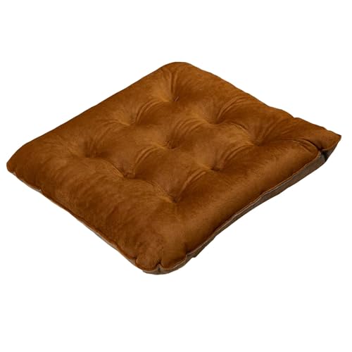 YSZBD Stuhlkissen 40x40 Mit BäNdern、Sitzkissen FüR StüHle 6er/4er/2er Set、Seat Cushion Office Chair、Sitzkissen FüR StüHle Esszimmer、Stuhlkissen Waschbar(#9,45x45cm1pcs) von YSZBD