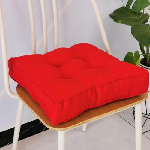 YSZBD Stuhlkissen Waschbar Bunt、Sitzkissen Schaumstoff 9cm Hoch、Sitzkissen FüR StüHle KüChe、Seat Cushion Dining Chair、Sitzpolster Stuhl Innen(#11,45x45cm) von YSZBD