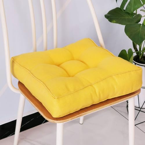 YSZBD Stuhlkissen Waschbar Bunt、Sitzkissen Schaumstoff 9cm Hoch、Sitzkissen FüR StüHle KüChe、Seat Cushion Dining Chair、Sitzpolster Stuhl Innen(#15,45x45cm) von YSZBD