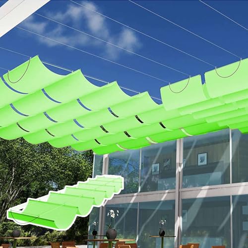 YSZBD Terrassen Sonnenschutz Schiebbar Einziehbare Welle Sonnensegel Terrassendach Sonnenschutz Einziehbar Sonnenschutz Terrassendach Pergola Markise(#3,2.2x20m) von YSZBD