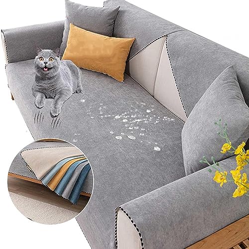 YSZBD sofabezug ecksofa wasserdicht l-Form 1/2/3/4sitzer，sofaschoner，sofaschutzdecken rutschfest Hund Katze kratzsicher,110x160cm von YSZBD