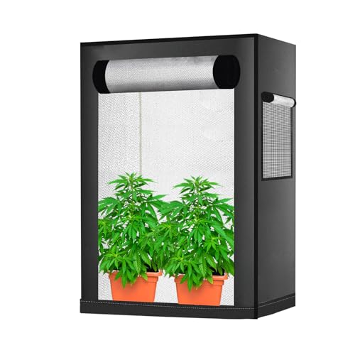 Marihuana Grow Zelt, Anzuchtzelt,Gewächszelt, Wachstumszelt, Gewächshaus Indoor（48 x 36 x 54 cm） (1 Pack) von YSZZYSM