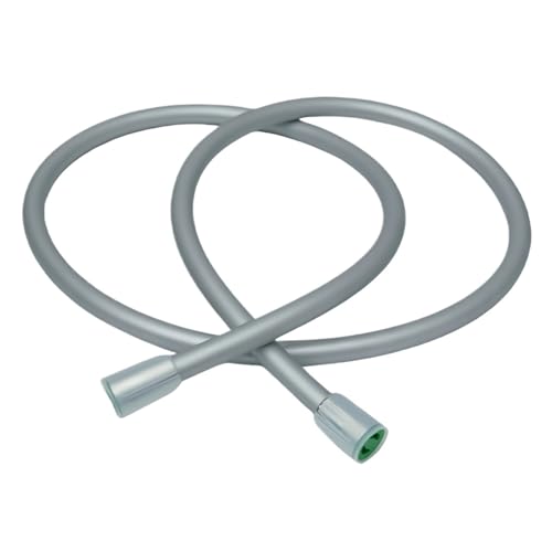 Duschschlauch Silikon-Duschschlauch, flexibles Badewannen-Sanitärrohr, weiches Hautgefühl(Silver-1.2meter) von YShiuoL