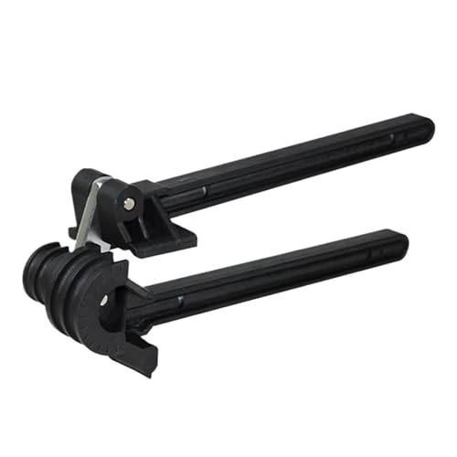 Rohrbiegegerät Rohrbieger 180 ° Drei-Schlitz Drei-in-Eins Mehrzweck-Kombi-Rohrbieger Kupfer Messing Aluminiumrohr(BLACK) von YShiuoL