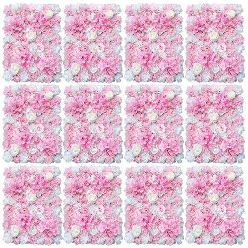 YShiuoL Künstliche Blumenwand Panel 12 stück Künstliche Seide Blume Wand Blume Spalte Panel Hochzeit Fotografie Veranstaltungsort Party DIY Dekoration YShiuoL Künstliche Blumenwand Panel 12 stück Künstliche Seide Blume Wand Blume Spalte Panel Hochzeit Fotografie Veranstaltungsort Party DIY Dekoration von YShiuoL