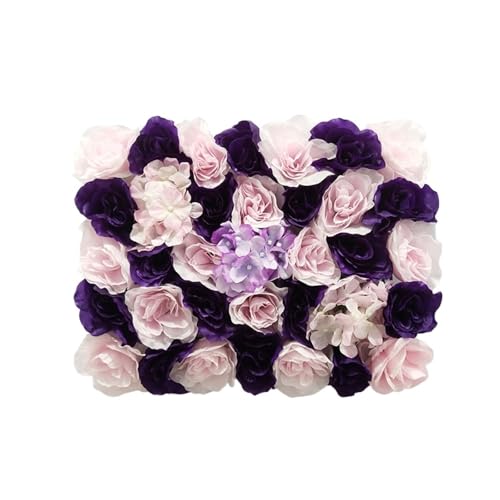 YShiuoL Künstliche Blumenwand Panel 1PC Künstliche Blume Wand DIY Hochzeit Dekoration Geburtstag Party Shop Fenster Blumen Wand Panels Decor(S7) von YShiuoL