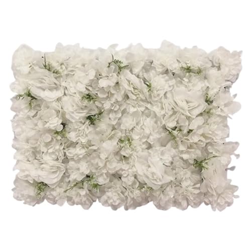 YShiuoL Künstliche Blumenwand Panel 40X60cm Seide Rose Künstliche Blumen Wand Panels 3D Home Decor Geburtstag Party Hochzeit Shop Hintergrund Dekoration Blume Wand(Color10) von YShiuoL