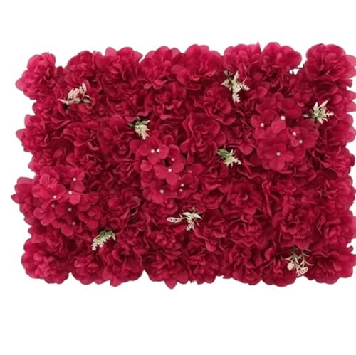 YShiuoL Künstliche Blumenwand Panel 40X60cm Seide Rose Künstliche Blumen Wand Panels 3D Home Decor Geburtstag Party Hochzeit Shop Hintergrund Dekoration Blume Wand(Color3) von YShiuoL