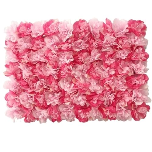 YShiuoL Künstliche Blumenwand Panel 40X60cm Seide Rose Künstliche Blumen Wand Panels 3D Home Decor Geburtstag Party Hochzeit Shop Hintergrund Dekoration Blume Wand(Color4) von YShiuoL