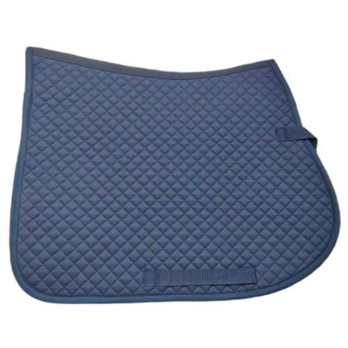 YShiuoL Sattelunterlage Kleine Schabracke, Schweiß-Reitsattelmatte, Pferde-Schweißmatte, umfassende Sattelmatte(Blue1) von YShiuoL