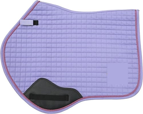 YShiuoL Sattelunterlage Reitsattelmatte, Dressur-Schweißschublade, Pferdeschweißmatte, stoßfeste und rutschfeste Pferderückenmatte(Violet) von YShiuoL