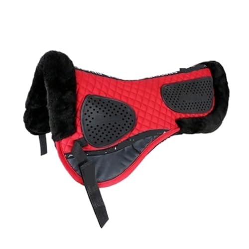 YShiuoL Sattelunterlage Reitsport-Balance-Pad, Silikon-Anti-Rutsch-Matte, stoßdämpfender Sattel, Anti-Hit-Rücken, bequem und weich(Red) von YShiuoL