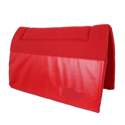YShiuoL Sattelunterlage Schabracke, Haarpackung, Tipps, Schock, Schweiß, Anti-Schlag-Rückseite, Sattelunterlage for Pferde, Reitausrüstung(Red) von YShiuoL