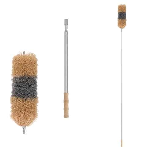 staubwedel Staubwedel, leichte Staubbürste, einziehbare Reinigungsbürste, Staubentfernungs-Staubtücher, Haushaltsreinigungswerkzeug(Type9) von YShiuoL