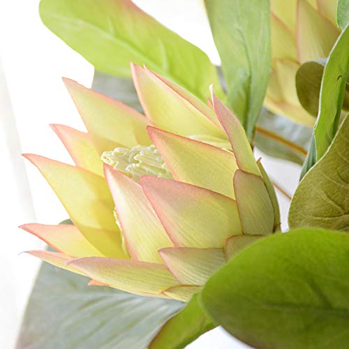 1 x künstliche Blume König Protea, künstliche Pflanzen DIY Hochzeit Bouquet Party Dekorationen von Roadoor