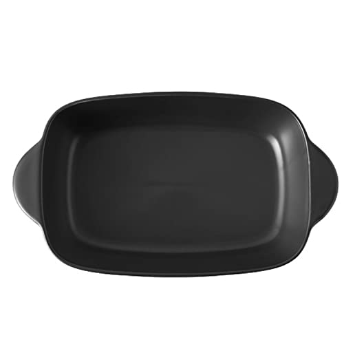 Backform, Binaurale Keramik-Backform for Haushaltsöfen, Frühstück, Auflauf, Kuchen(Black) von YTACPN