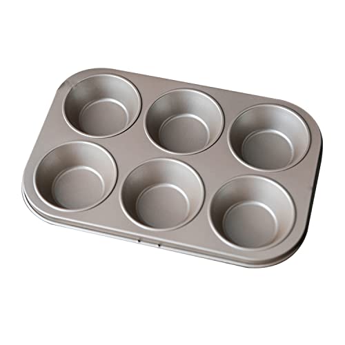 Backform, Muffin Pan Backen Tassen Cupcake Runde Verdicken Form Wärme Gleichmäßig Nicht Stick(S) von YTACPN