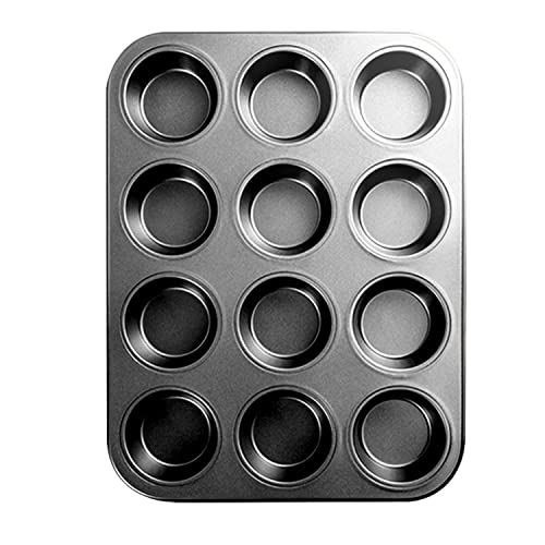 Backform, Muffinform Premium Profi Cupcake-Pfanne for Backen Muffinform Antihaft(Black) von YTACPN