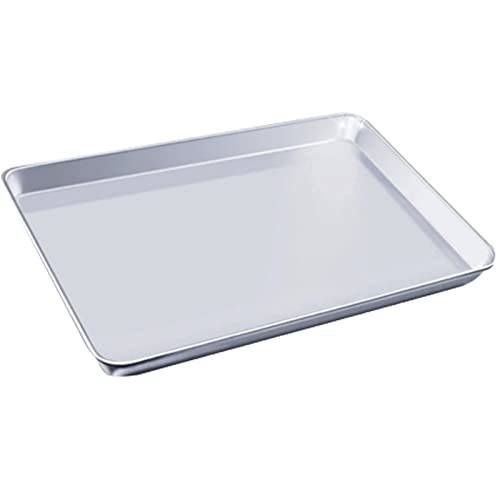 Backform, Rechteckige Backformen aus natürlichem Aluminium for den Ofen, Backform, Backblech, Ofengeschirr(1.35kg) von YTACPN